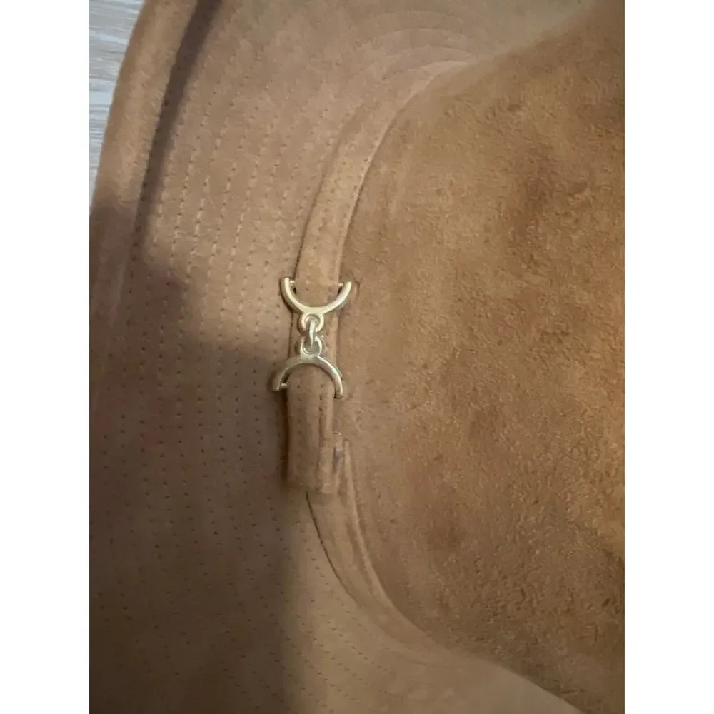 Georgetown Vintage Suede Cowboy Hat Tan Brown Cattleman Tejana Size 6 7/8 Small
